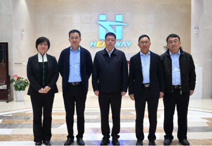 崂山区委书记张元升一行到7790必发集团走访调研